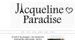 Desktop Screenshot of jacqueline-paradise.com
