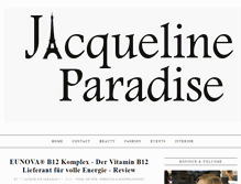 Tablet Screenshot of jacqueline-paradise.com